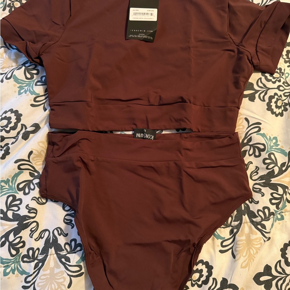 Brown Bikini Set